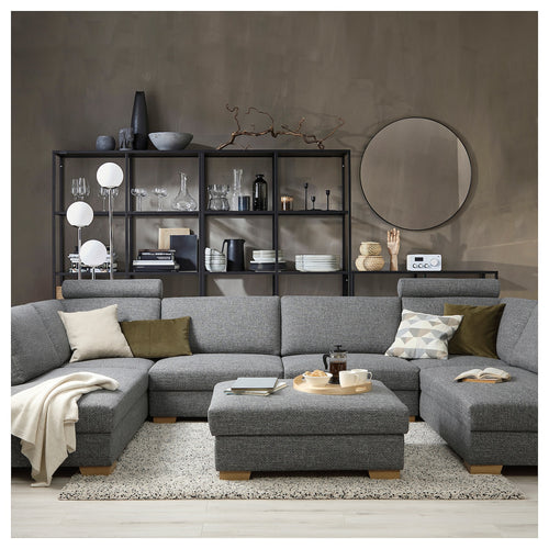 U-shaped sofa
